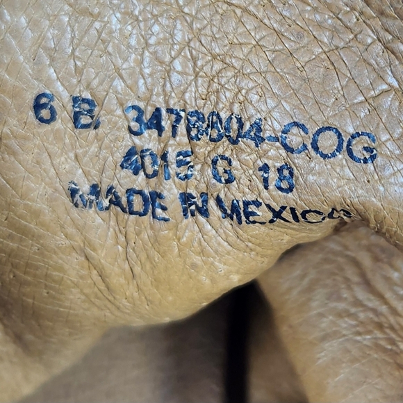 FRYE "Carly Chelsea" Cognac Double Zip Leather Ankle Bootie | Women's Size 6B - Picture 10 of 13